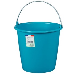 Seau gradué 28 cm / 10 L Bleu Antique - Green Line