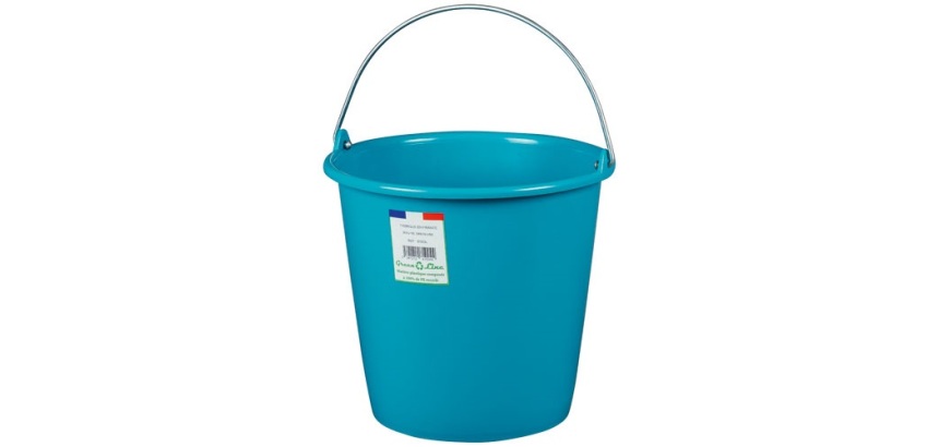 Seau gradué 28 cm / 10 L Bleu Antique - Green Line