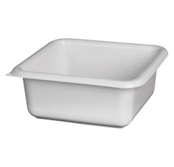Cuvette carrée graduée 29 cm / 6,5 L Gris Moucheté