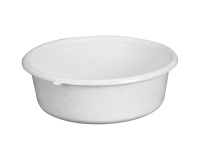 Cuvette - ronde - 5 L - D : 32 cm - H : 11 cm - avec préhension - gris mouc