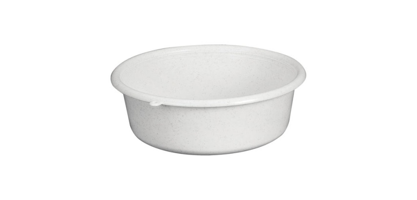 Cuvette ronde 32 cm / 5 L Gris Moucheté