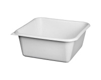 Cuvette carrée graduée 32 cm / 9,5 L Gris Moucheté