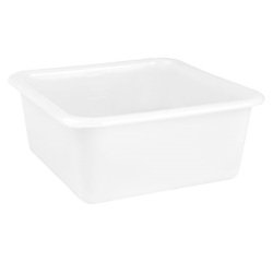 Cuvette carré - Alimentaire - 32 cm - 9.5 L - blanc