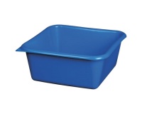 Cuvette carrée graduée 32 cm / 9,5 L Bleu