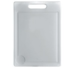 Planche à découper 35 x 25 cm - plastique - blanc