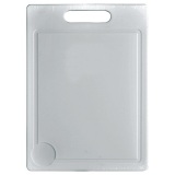 Planche à découper 35 x 25 cm - plastique - blanc