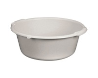 Bassine - ronde - 11 L - D : 38 cm - H : 16 cm - avec poignée - graduée -
