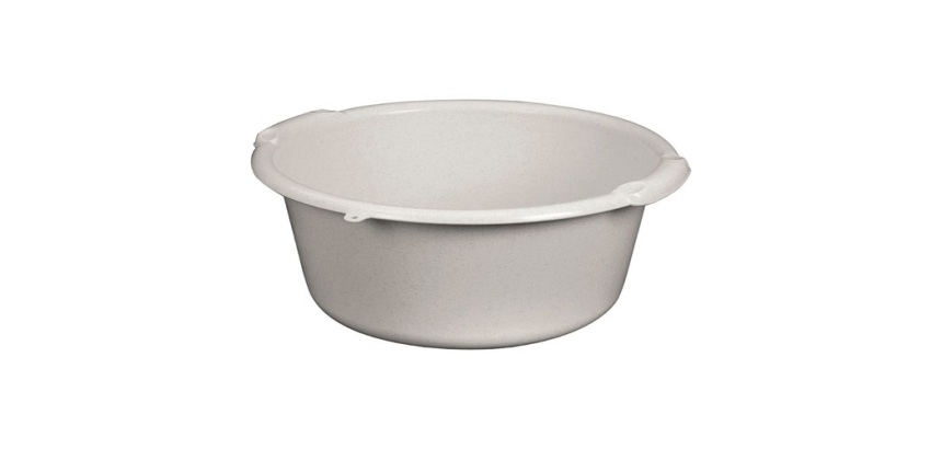 Bassine ronde 36,5 cm / 11 L Gris Moucheté