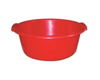 Bassine - ronde - 11 L - D : 38 cm - H : 16 cm - avec poignée - graduée - r