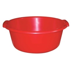 Bassine ronde 36,5 cm / 11 L Rouge