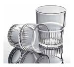 Lot de 4 verres empilables Duralex