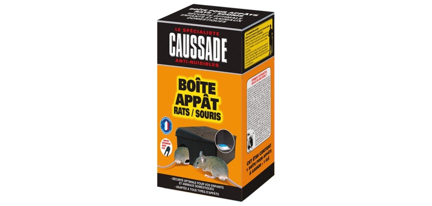 Boite appât - rats et souris - avec clé de fermeture