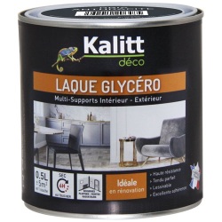 Laque brillante glycéro - multi-supports - intérieur - extérieur - 500 mL -