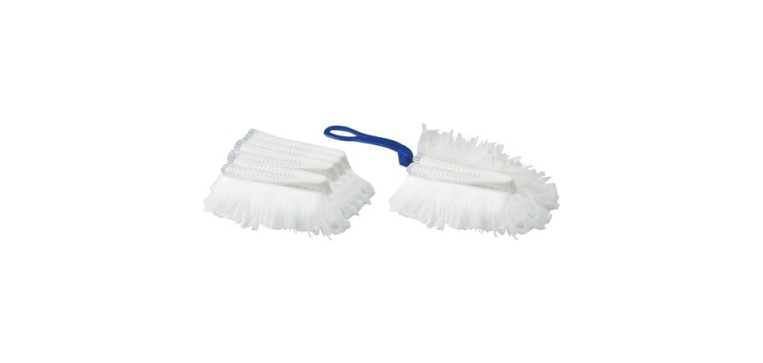 Mini plumeau jetable - antistatique - 1 manche - 5 recharges