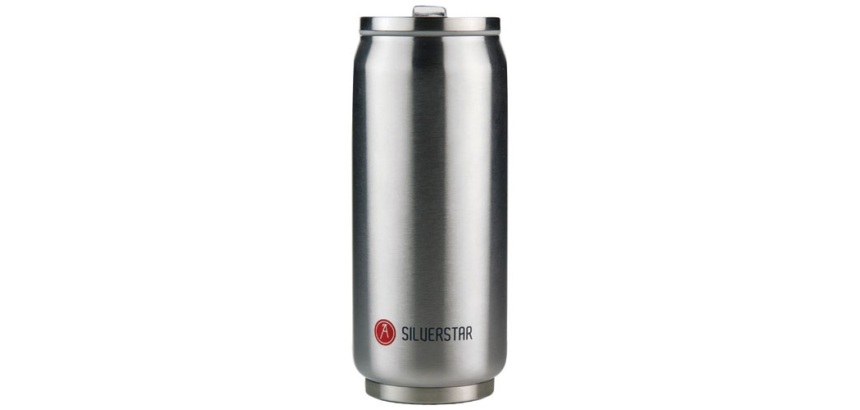 Canette isotherme 500 ml Argent - Pull Can'It Timeless