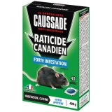 Appât pâte - raticide canadien - forte infestation - 400 g - boite de 40 pâ