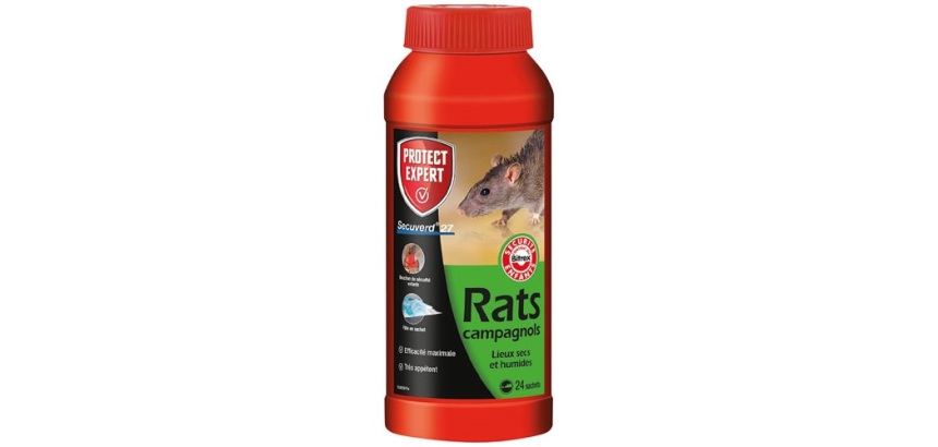 Appât pâte  - rats et campagnols - 240 g - 24  sachets de 10 g