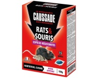 Appât pâte - Pat-appât - rats et souris - espèces résistantes - 150 g - 15