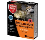 Appât céréales - rats, mulots et campagnols - 150 g - 6 sachets de 25 g