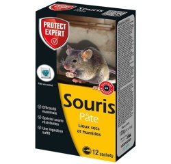 Appât pâte - souris - 120 g - 12 sachets de 10 g