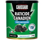 Appât bloc - flocoumafène - rats et souris - 300 g - boite métal de 12 bloc