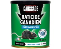 Appât bloc - flocoumafène - rats et souris - 300 g - boite métal de 12 bloc