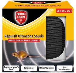 Répulsif ultrason  - souris - repousse jusqu'à 80 m²