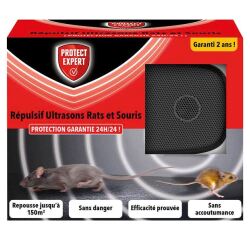 Répulsif ultrason  - rats et souris - repousse jusqu'à 150 m²
