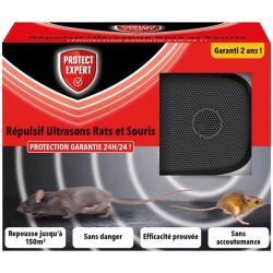 Répulsif ultrason  - rats et souris - repousse jusqu'à 150 m²