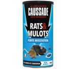 Appât pâte - rats et mulots - forte infestation - 600 g - boite métal de 60