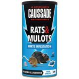 Appât pâte - rats et mulots - forte infestation - 600 g - boite métal de 60
