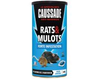 Appât pâte - rats et mulots - forte infestation - 600 g - boite métal de 60