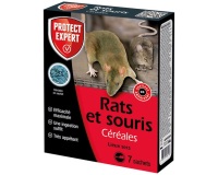 Appâts céréales - rats et souris - 140 g - 7 sachets de 20 g