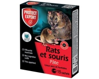 Appât pâte - rats et souris - 150 g - 15 sachets de 10 g