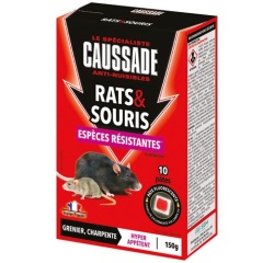Appât pâte - Flu'operats pat - rats et souris - 150 g - 10 sachets de 15 g