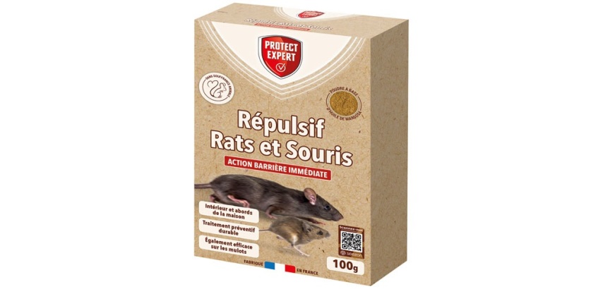 Répulsif poudre  - rats et souris - 100 g