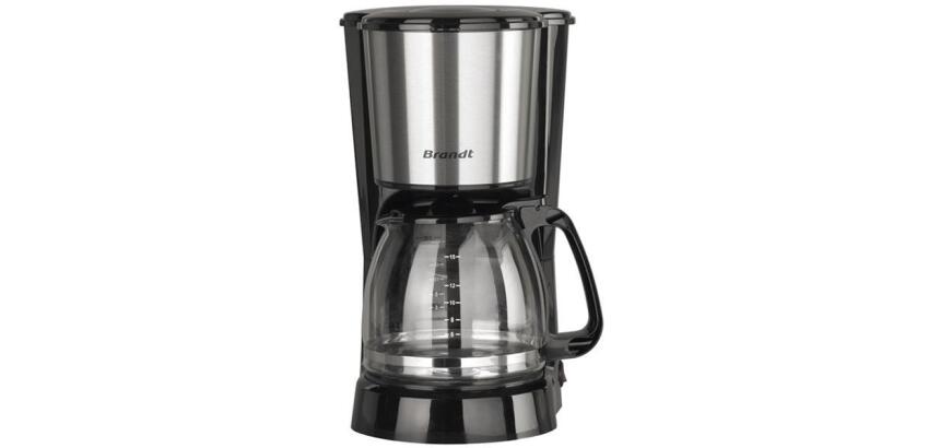 Cafetière filtre 15 tasses Noire Inox - CAF815X