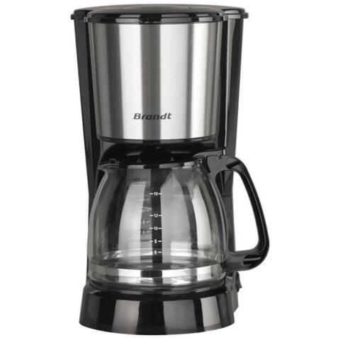 Cafetière filtre 15 tasses Noire Inox - CAF815X