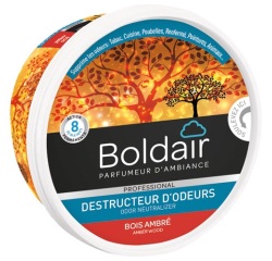 Boldair gel destructeur d'odeurs ambre 300 g
