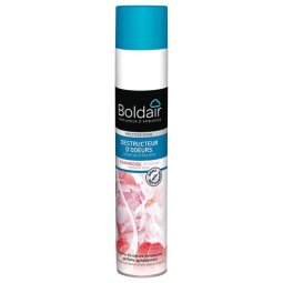 Désodorisant Destructeur d'odeurs parfumant Boldair framboise pivoine - Aérosol 500 ml