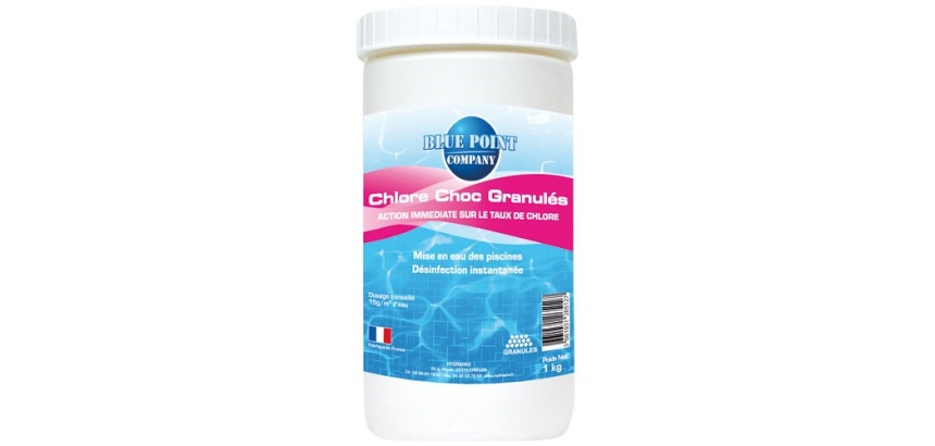Chlore choc granulés 1 Kg