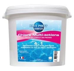 Chlore multi-actions 4 en 1 galet de 250 g 5 Kg