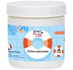 Chlore piscine hors sol en pastilles - 500g