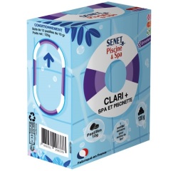Clarifiant eau spa et piscinette - Lot de 12