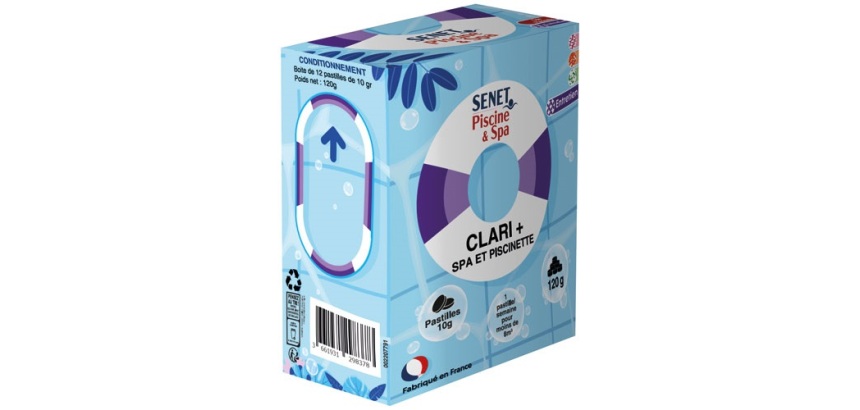 Clarifiant eau spa et piscinette - Lot de 12