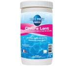 Chlore piscines hors-sol lent galets de 125 g - seau 1 Kg