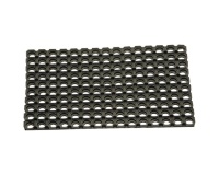 Tapis grattant - caoutchouc - Caillebotis - 40 X 60 cm - bord droit