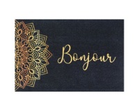 Tapis absorbant - Boston - 40 x 60 x 0.5 cm - motif Mandala Bonjour
