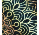 Tapis absorbant - Boston - 40 x 60 x 0.5 cm - motif Mandala Bonjour