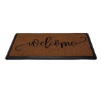 Tapis grattant - Saturne - 40 x 60 x 1.5 cm - motif Welcome
